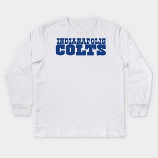 indianapolis colts Kids Long Sleeve T-Shirt